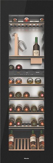 Встраиваемый винный шкаф Miele KWT 6722 iGS OBSW