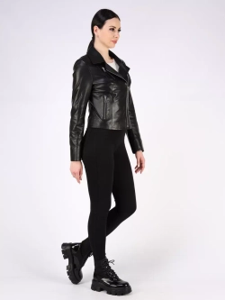 Кожаная куртка демисезонная косуха