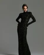 Платье макси Nova, Черный