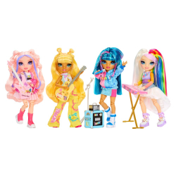 Rainbow High Junior - Модная кукла Скайлер (голубая) Рок-группа 565215