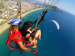 Параглайдинг с горы Яссы на высоте 800 м