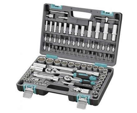 Набор инструмента STELS, CrV, S2, 94 предмета, 1/4",1/2"