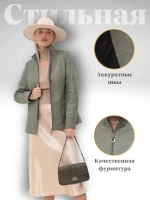 Куртка из экокожи больших размеров