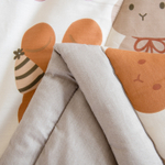 Комплект постельного белья Сатин с Одеялом Young 100% хлопок на резинке OBKR022