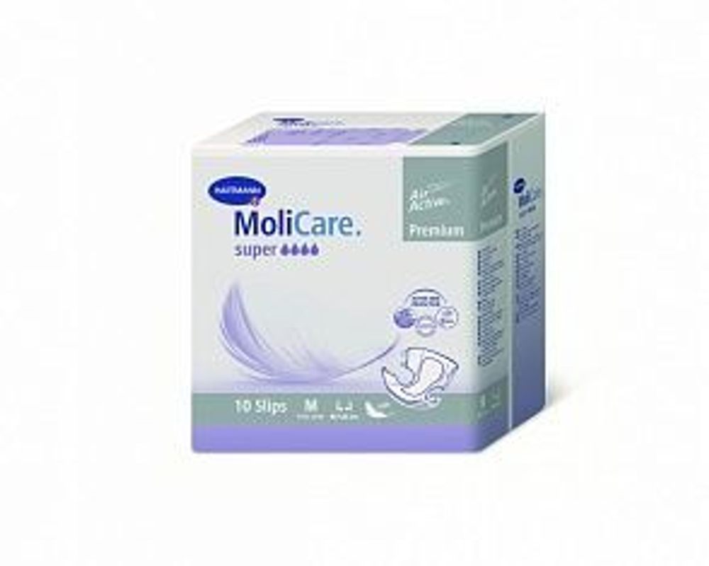 MoliCare Premium super soft - Моликар Премиум супер софт - Воздухопроницаемые подгузники: разм. M,  10 шт.