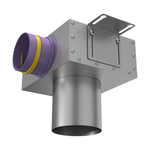 Присоединительная коробка потолочная VPS 125/90×1 на 1 выход, круглая