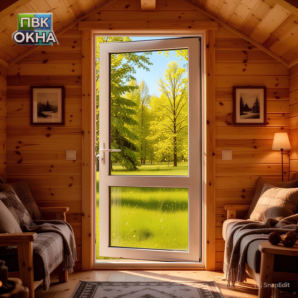 Пластиковая дверь входная KBE