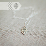 Подвеска СТРЕЛА с цепочкой, серебро