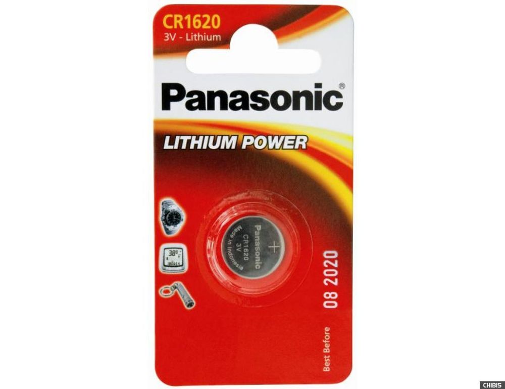 Батарейка Panasonic Lithium Power CR-1620 литиевая 1 шт