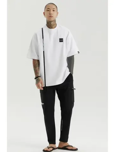 Брюки-карго с сетчатым карманом