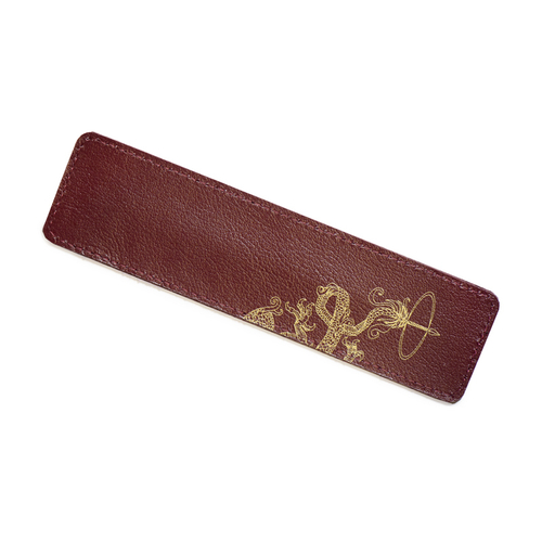 Чехол Parker Dragon коричневый, с золотым тиснением