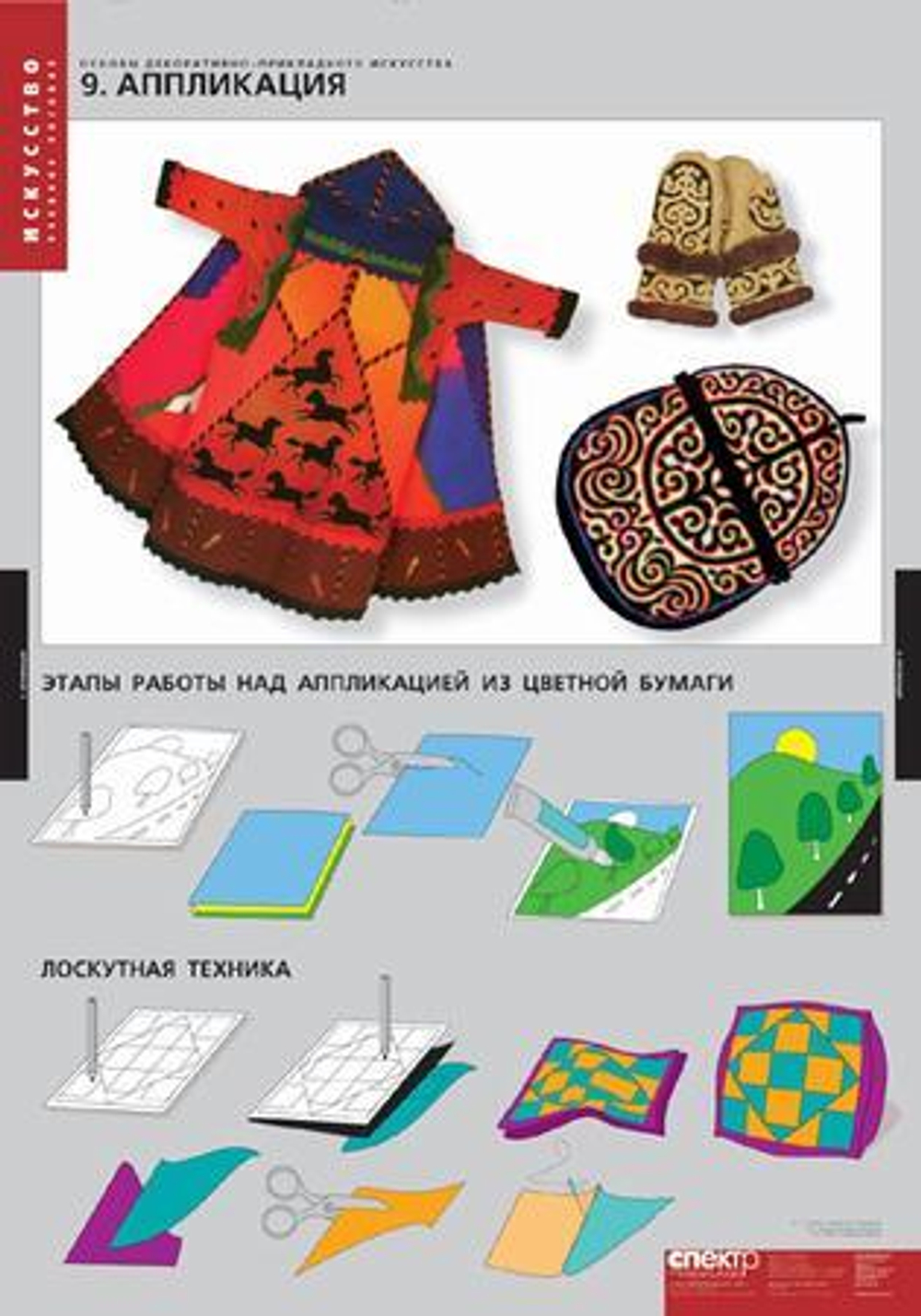 Основы декоративно-прикладного искусства; 12 таблиц