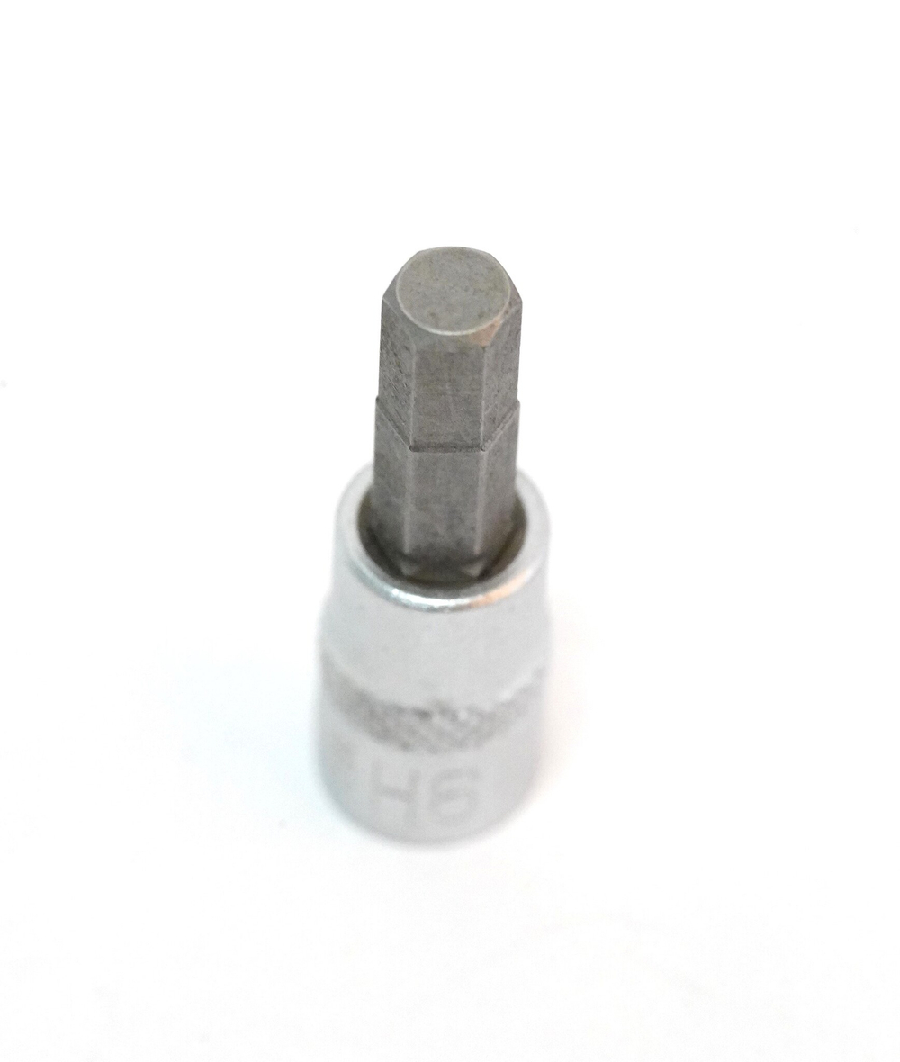 ГОЛОВКА С БИТОЙ ВСТАВКОЙ STELS H6, КВАДРАТ 1/4 13813