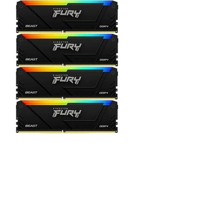 Оперативная память KINGSTON Fury Beast Black KF432C16BB2AK4/64 DDR4 - 4x DIMM, Ret KF432C16BB2AK4/64
