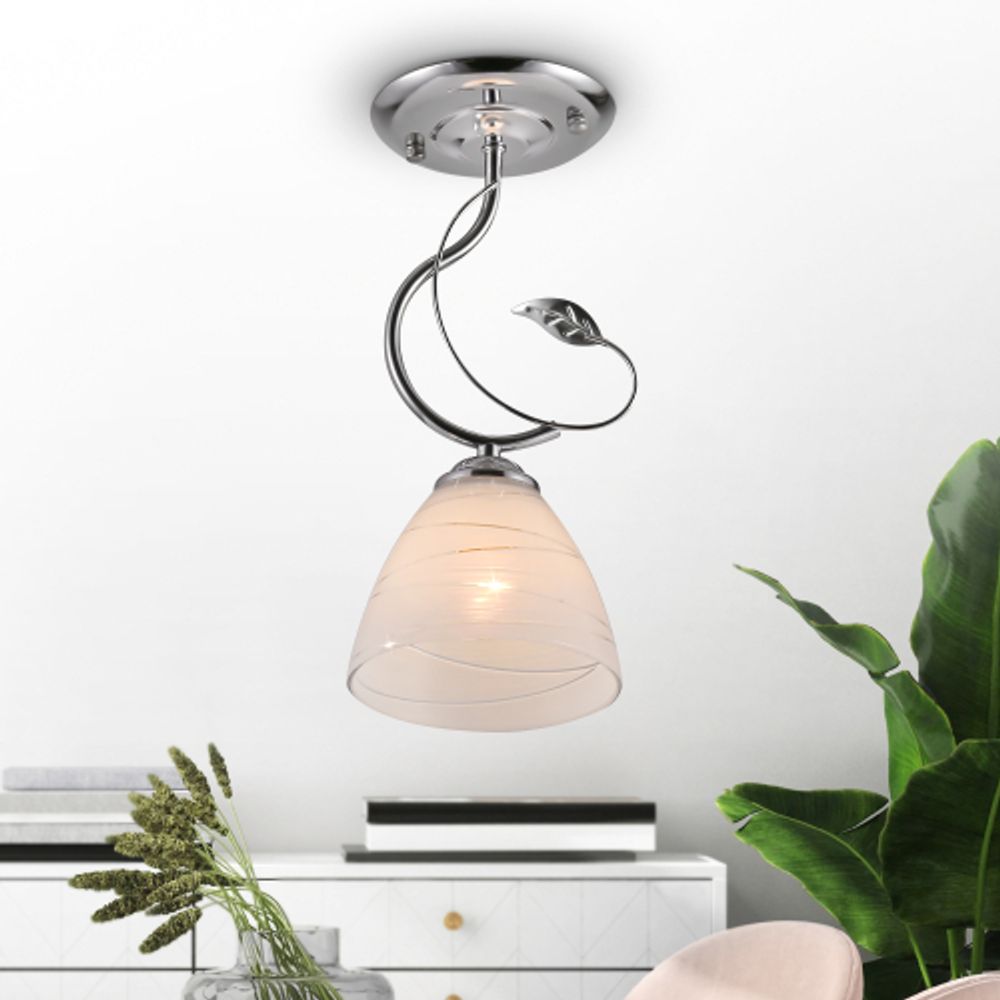 Светильник потолочный Rivoli Kathleen 9110-201 1 * Е27 60 Вт модерн для натяжных потолков | Лайт