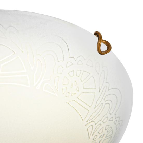 7602/DL SNOK SN 000 Светильник стекло/белое/золото LED 48Вт 4000K D405 IP20 AMMONITE