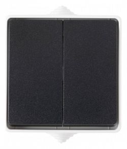 Выключатель двухклавишный Arte Milano 309 309.30-2.grey