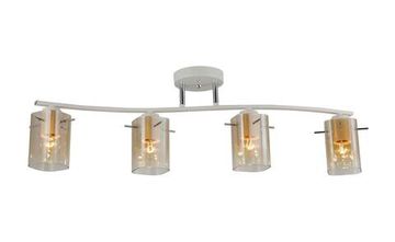 07368/4 WHITE+CHROME (2) Люстра (RL)