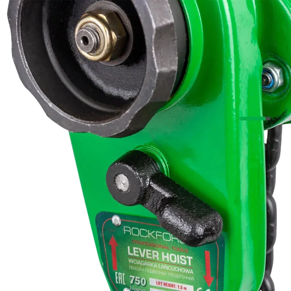 Лебедка подвесная трещоточная 1,5м, 750кг RockFORCE RF-TRC7075