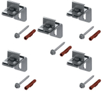 Комплект одинарных креплений TECEprofil для профильной трубы, 9030002, 5 шт