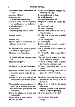 Spanish idioms with their English equivalents embracing nearly ten thousand | Sarah Cary Becker