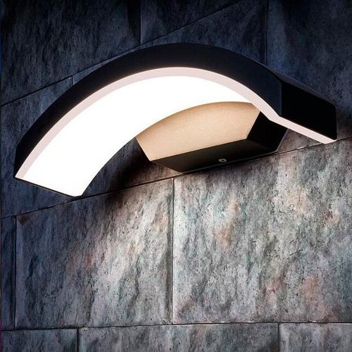 Уличный настенный светильник Elektrostandard 1671 TECHNO LED черный