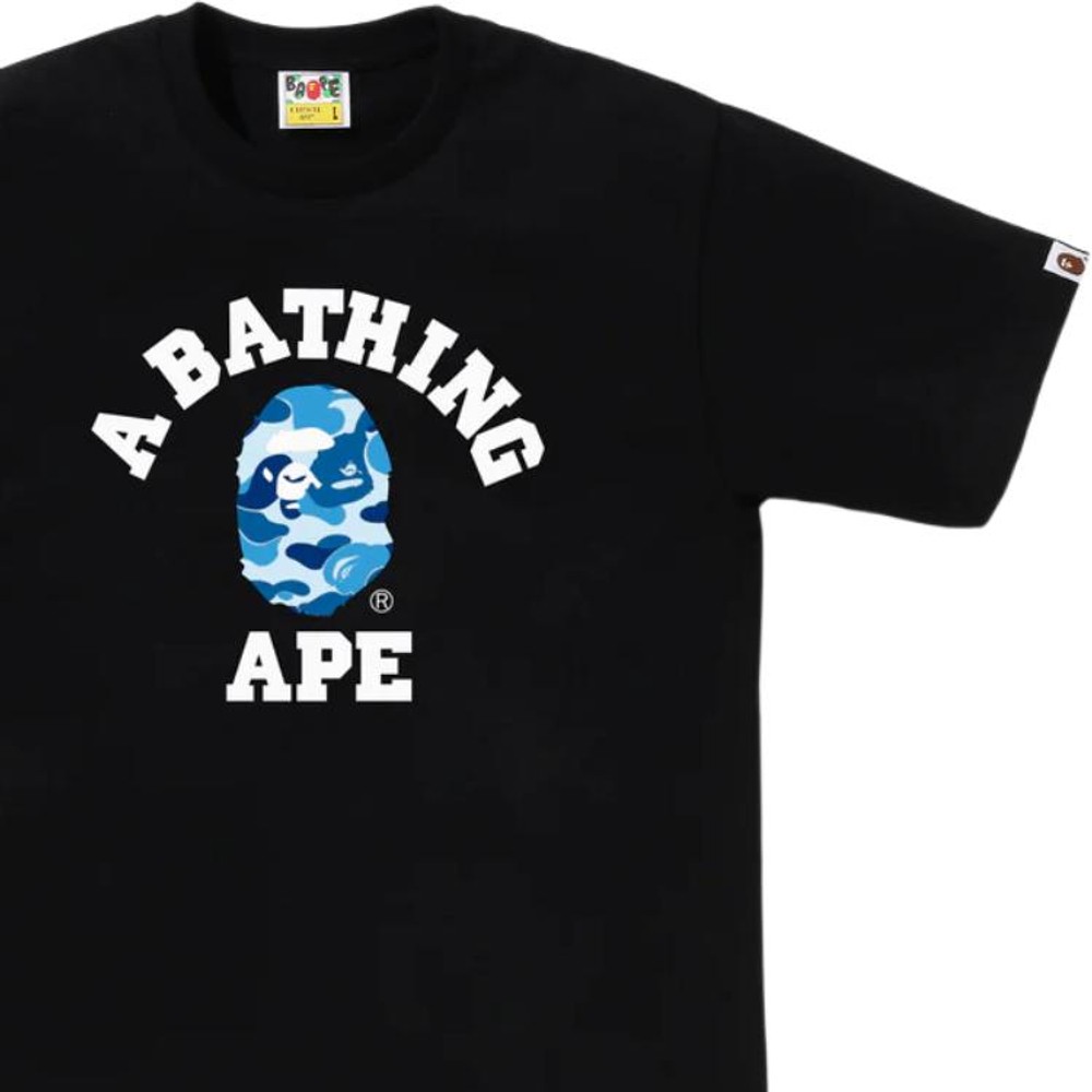 A Bathing Ape Bathing Ape Ss26 Футболка черный синий