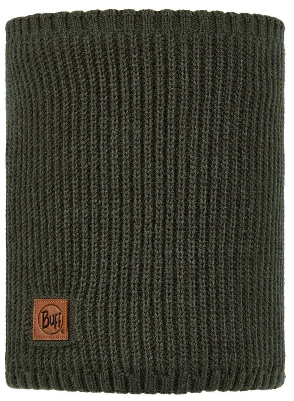 Вязаный шарф-труба с флисом Buff Neckwarmer Knitted Polar Rutger Bark Фото 1
