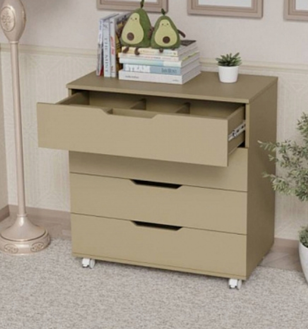 Пеленальный комод ИНКАНТО-ЮГ ,белый, белый\дуб, серый