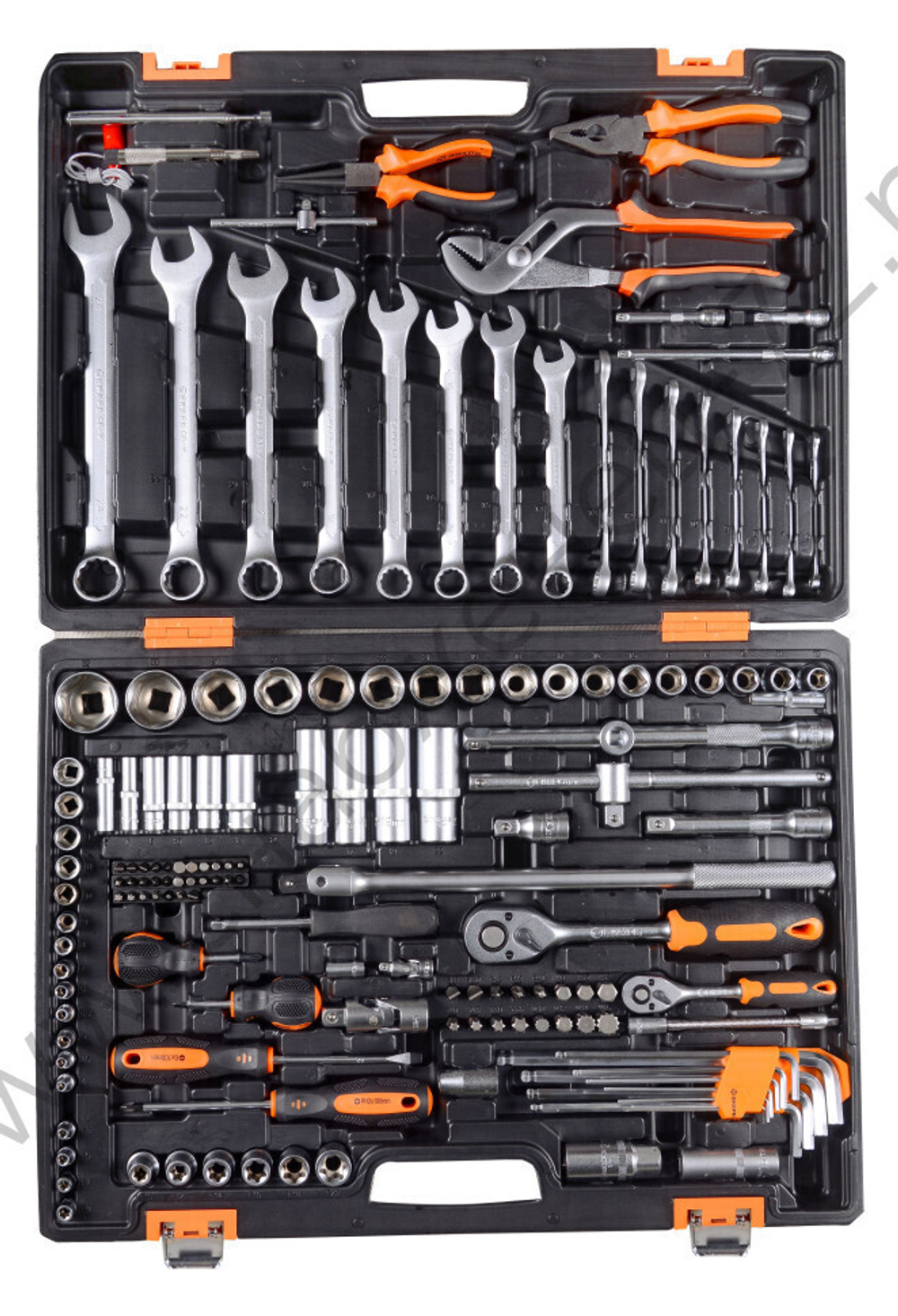 Набор инструментов, 1/2", 1/4", CrV, в кейсе 151 предмет Вихрь