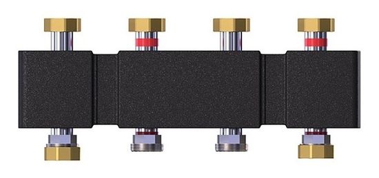 Коллектор Meibes M66301.921RU до 3 насосных групп 2-3 отопительных контура из нержавеющей стали