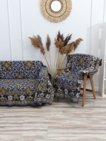 Накидки на диван и кресла комплект, комплект покрывало 200х210 и 2 дивандека для кресла 65х198