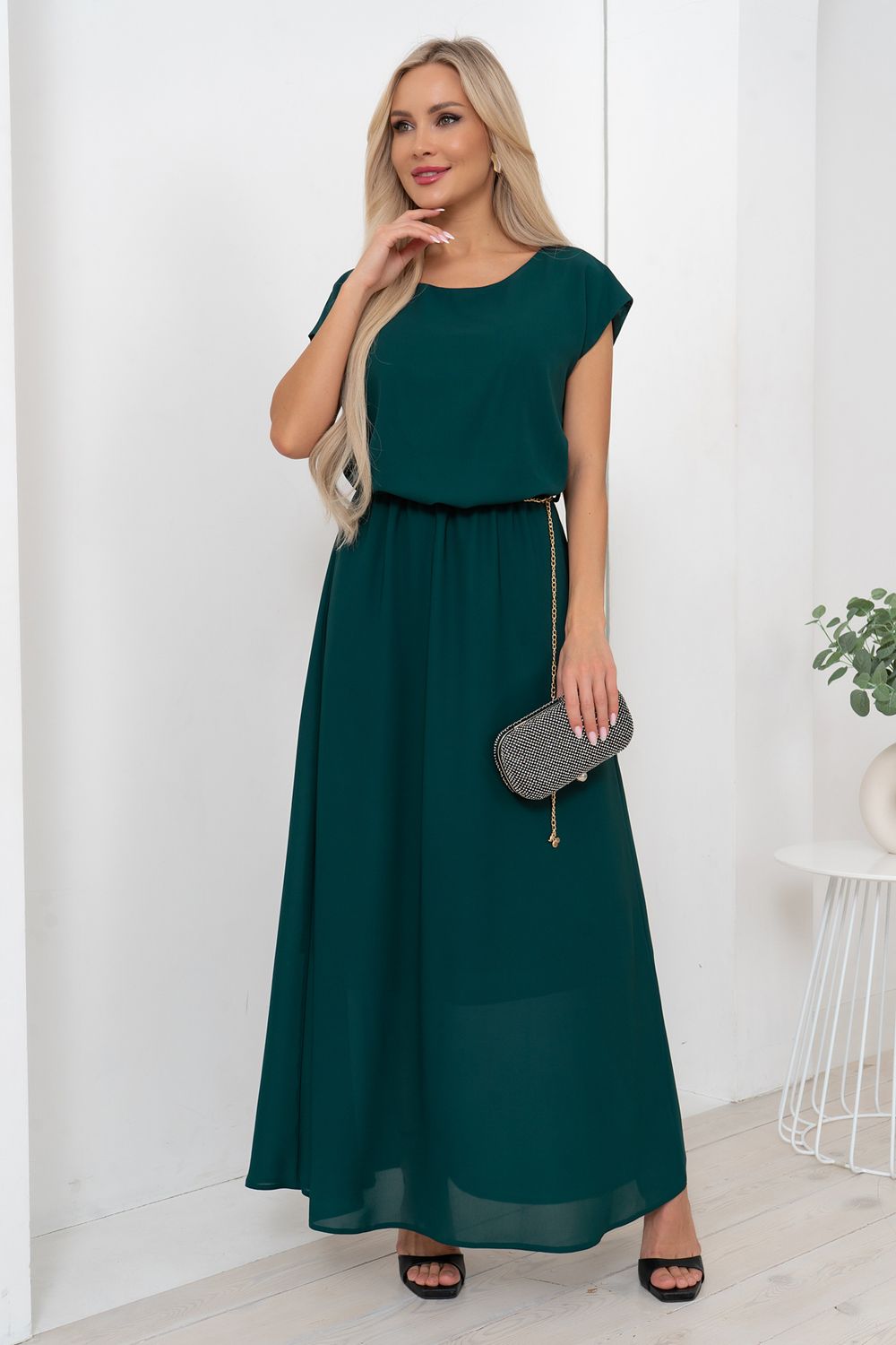 Платье Симона (изумруд) Р11-1161/7 Nikol