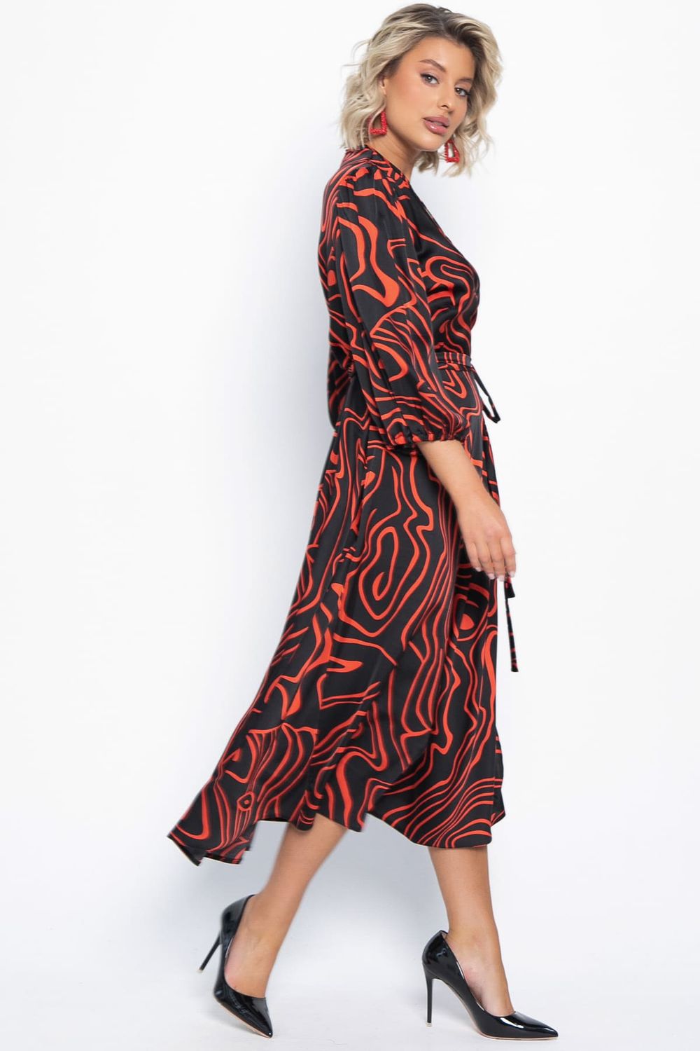 Платье Инна (черно-красное) П15068-13М LT Collection