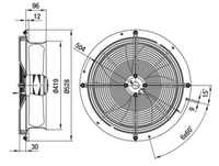 Вентилятор осевой W3G400-CA37-82