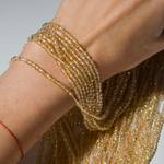 Золотистая шпинель синтетическая с эффектом нанесения потали, 3мм, шар, микроогранка