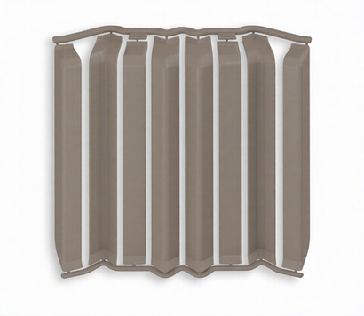 Накладки для плинтуса Идеал Дюра напольный округлый 80мм 036 Платиново-серый (2 набора из 8 элементов) во флоупаке