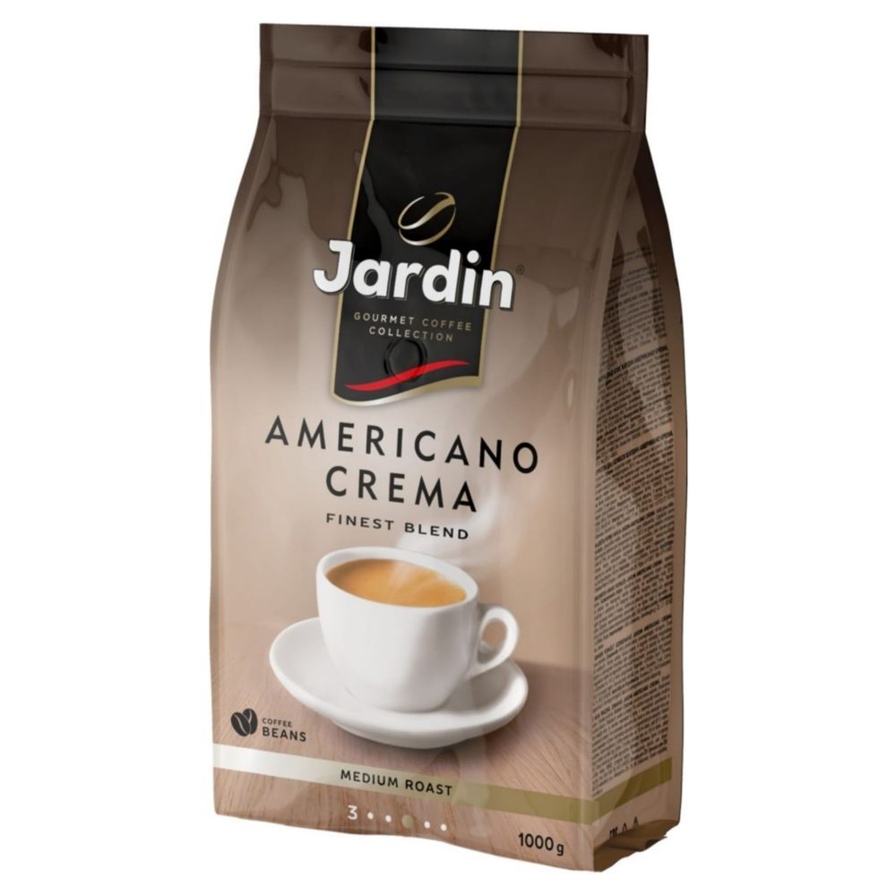 Кофе в зернах Jardin Americano Crema 1 кг x 2 шт