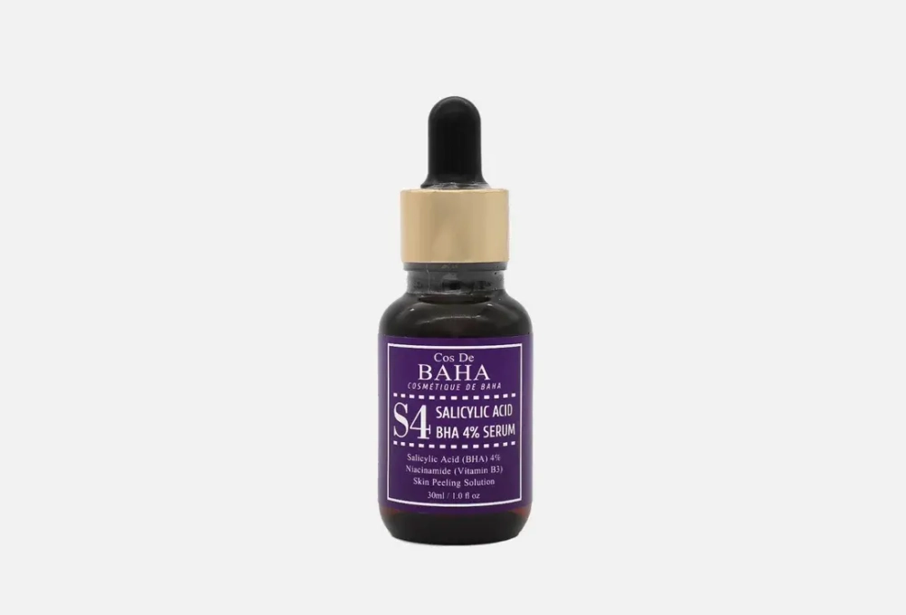 COS DE BAHA Кислотная сыворотка для проблемной кожи SALICYLIC ACID 4% EXFOLIANT SERUM (S4) (30 мл)