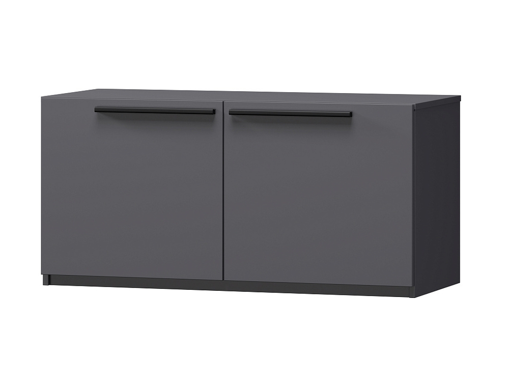 Обувница Лорена Пакс-2 Серый Графит 162 PE 100*43*48 см, Серый   Фиеста