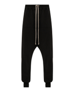 RICK OWENS DRKSHDW БРЮКИ ЧЕРНЫЕ HOLLYWOOD PRISONER DRAWSTRING