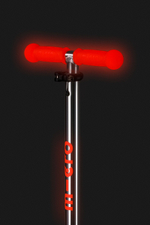 Самокат Maxi Micro Deluxe Glow Plus (светящийся) LED красное сияние