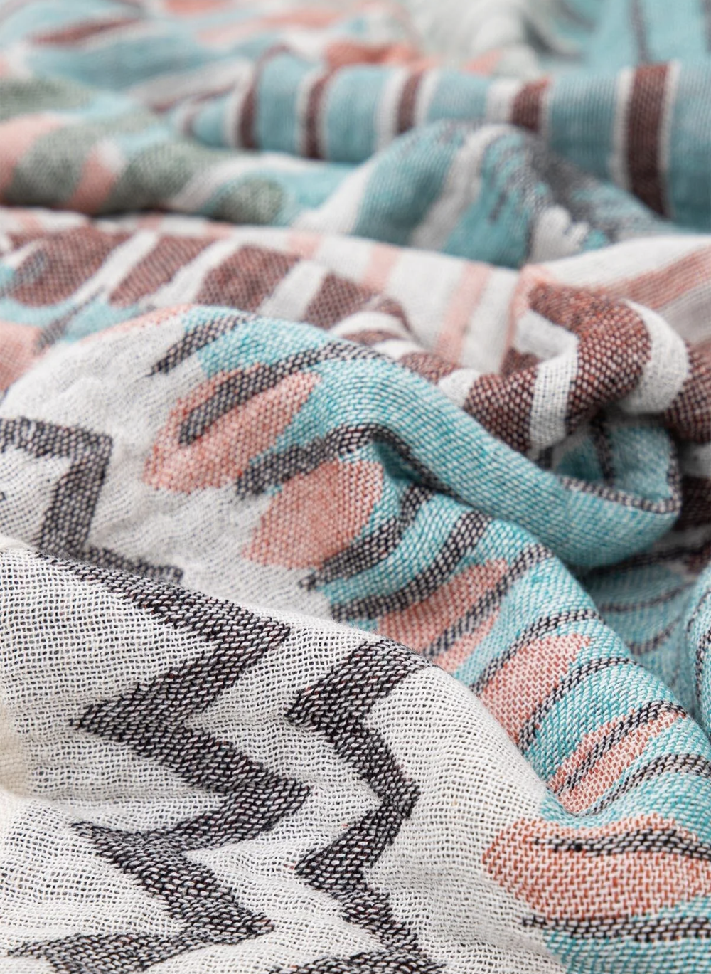 Пештемаль из органического хлопка Mayra 90x180 | зеленый