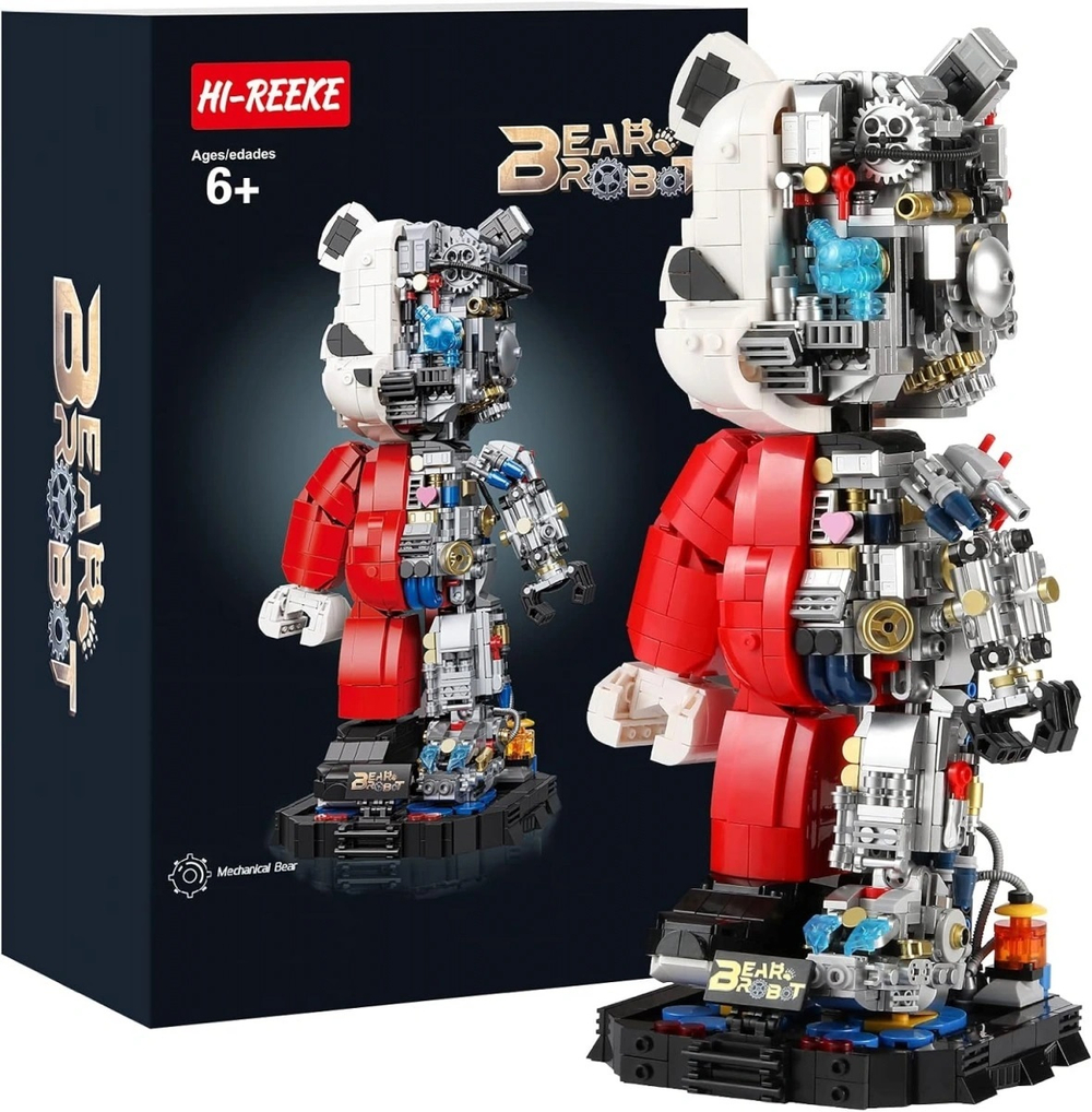 Конструктор Wangao 188001. Violence Mechanical Bear Robot, 1471 деталь