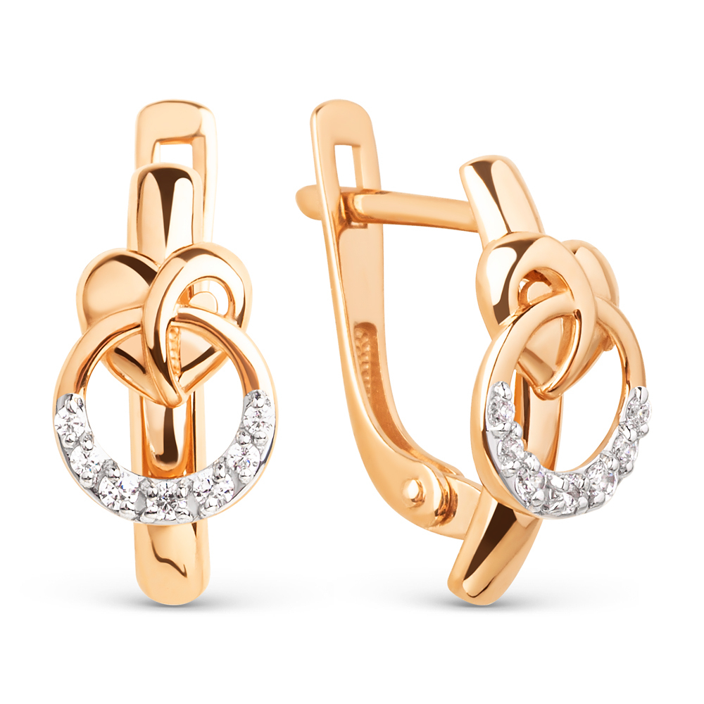 Серьги из золота 585 пробы