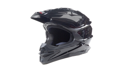 Шлем кроссовый AiM JK803 Black Glossy, S