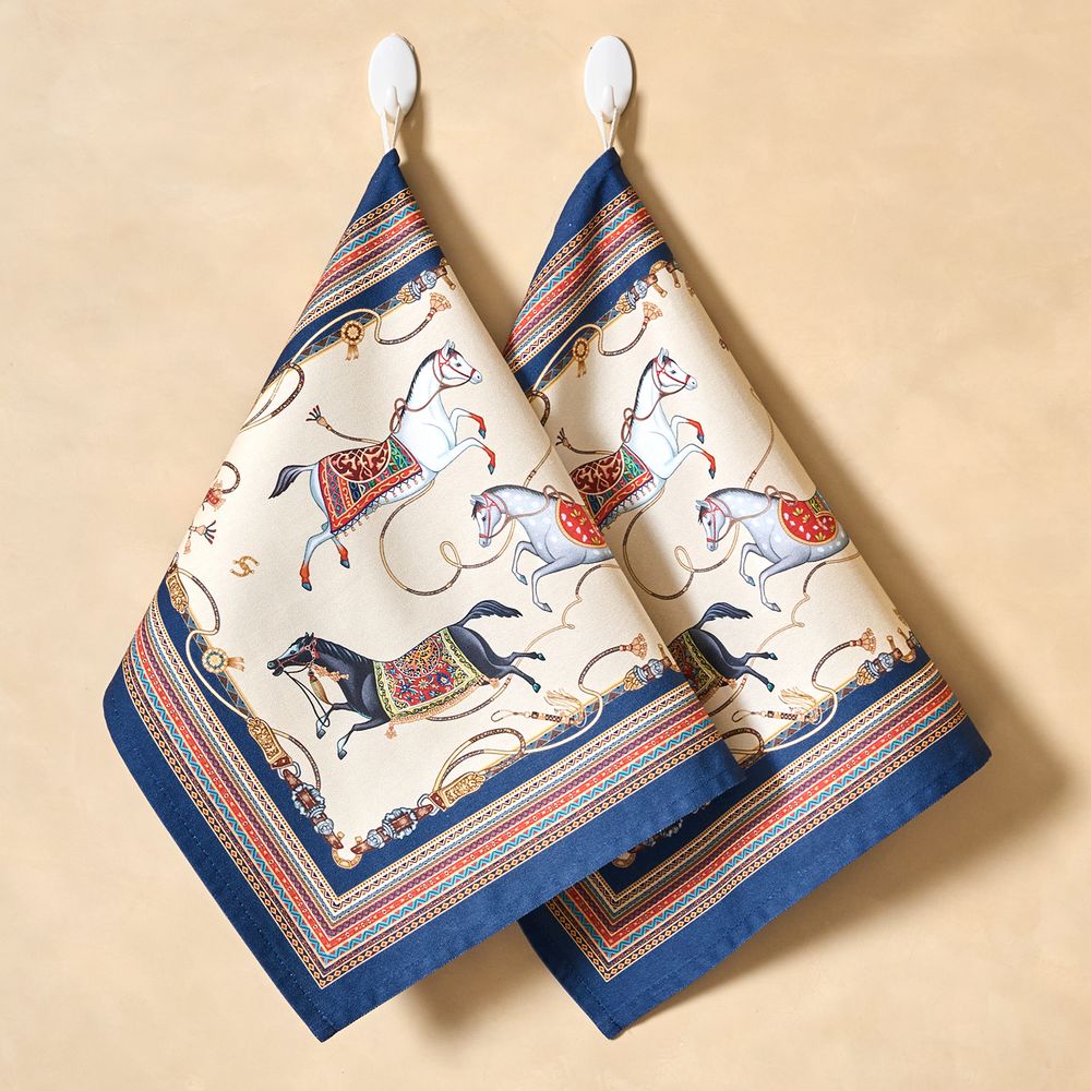 НАБОР ПОЛОТЕНЕЦ 2ШТ "PASSAGE",40Х60СМ, 100% ХЛОПОК,БЕЖЕВЫЙ,ТВИЛ