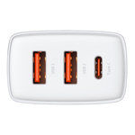 Зарядное устройство Baseus Compact Quick Charger 2U+C 30W - White