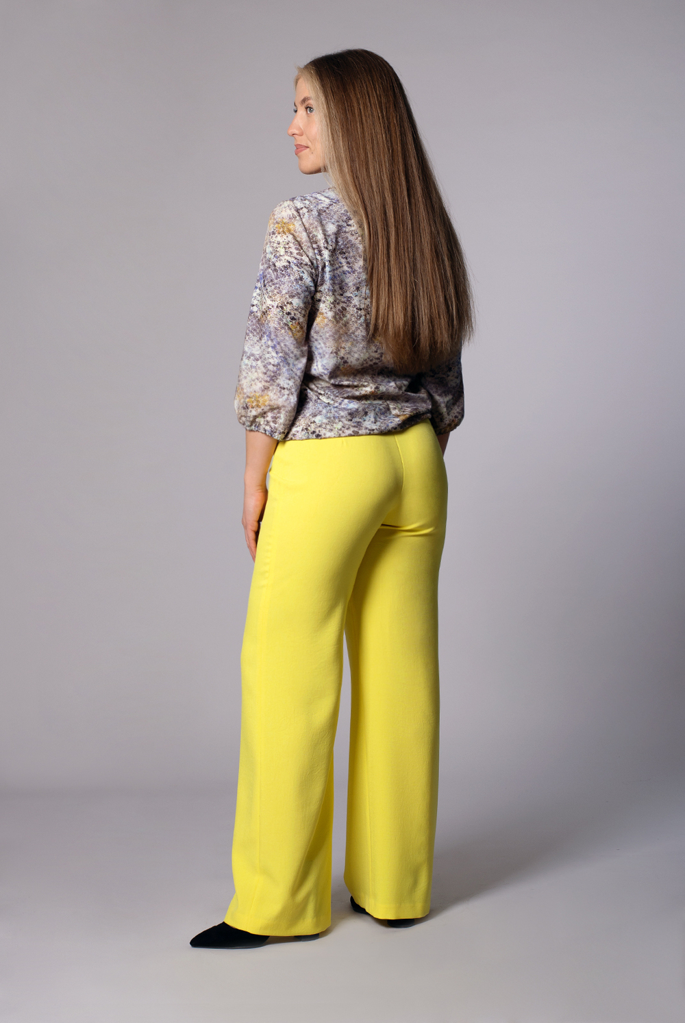 Брюки женские 02, желтый #259Ж0202