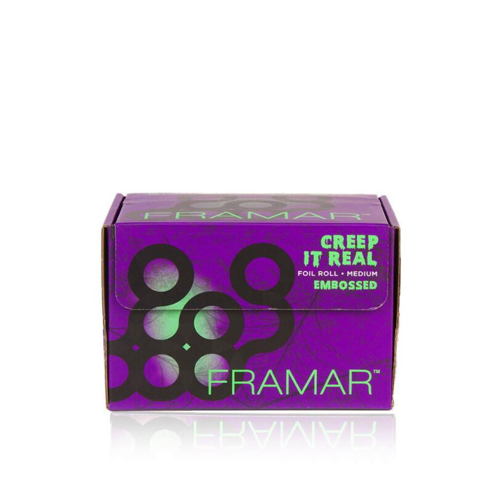 Фольга "Реально жуткая" Framar, в рулоне, с тиснением 12028_F